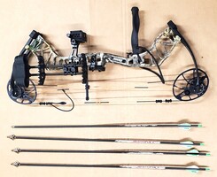 Bear Archery Legit Realtree Edge Compund Bow w/ Arrows