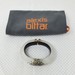 Alexis Bittar Lucite, Crystal Studded Hinge Bracelet w/ Dust Bag