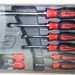 Snap-On SGDX80BR Instinct Handle 8-Piece Soft Grip Combination Screwdriver Set