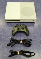 Microsoft 1681 - Xbox One S - Video Game Console - 1TB - w/ Cords & Controller