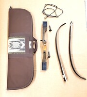 Sage Recurve Bow w/ Case & Limbs (String For Bow Is Too Long)