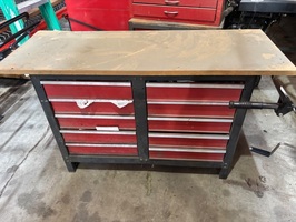 Craftsman 4 Leg 10 Drawer Tool Box Chest Storage