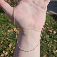  James Avery 14K Yellow Gold Chain Link Necklace 16 Inches 1.9 Grams