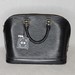 Louis Vuitton Black Epi Leather Alma PM Tote Bag Purse Handbag with COA