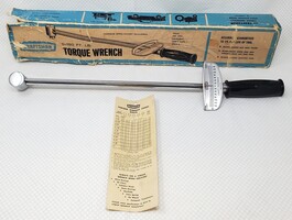 Vintage Sears Craftsman 1/2" Drive Torque Wrench 0-150 FT-LB (9-44641) - USA