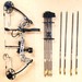 Bear Archery Cruzer G2 RH Compound Bow w/ Game Slayer Carbon 45-60 Arrows (8)