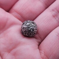  925 Pandora Sterling Silver Cosmic Stars Crystal Sphere Charm Bead