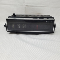 Vintage Panasonic RC-6002 FM/AM Digital Flip Clock Radio Made In Japan