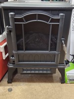 Mainstays  2-Setting 3D Electric Stove Heater with Life-like Flame, Black