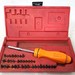 Snap-On (SSDMR4A) 1/4"  Ratcheting Magnetic Screwdriver Set w/ Case - INCOMPLETE