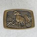 Vintage 1978 BTS Longhorn Sheep Ram Belt Buckle 