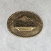 Vintage Busch Mountain Logo Brass Belt Buckle 1982 Raintree