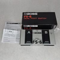 Boss FS-6 Dual Foot Switch Footswitch Pedal with Box and Manual