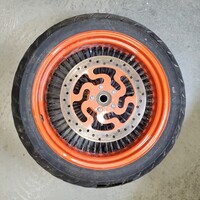 2012 Harley-Davidson FLHX Rear Wheel Spoke Rim & Fat Tire - Dunlop 180/55 B18