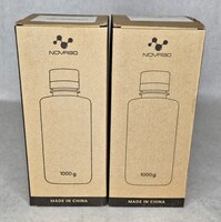 Set of 2 Nova3D 1000g Printer Resin 1 Liter White & Clear 