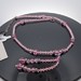Lori Frantz-Koenig Faux Pink Crystal Beaded Necklace Chain 16.5-19 Inches