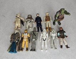 Set of 10 Star Wars Kenner Figurines Droid Ewok Storm Troopers