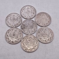 1905 1906 1913 1/2 Half Mark Coins 7 Piece Coin Set