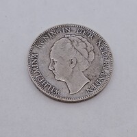 The Netherlands 1 Gulden 1930 Wilhemina Coin 