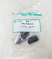 Neutrik NP2C, Mono 1/4" Professional Phone Plug Connector, Solder - Lot Of 57