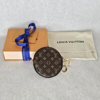 Louis Vuitton Multi Pouchette Circle Pouch Monogram Wallet with Box