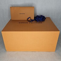 Large Louis Vuitton Brown/Orange Purse Bag Box 16x13x7.5 Inches