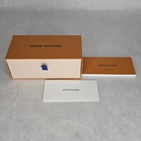 Louis Vuitton Brown/Orange Sunglasses Sun Glasses Box / Sleeve 7x4x3 Inches