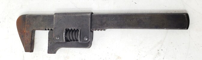 Wakefield No.19 Adjustable 9" Monkey Wrench - 1922 Patent - USA