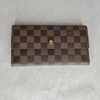 Louis Vuitton Damier Ebene Tresor International Trifold Long Wallet