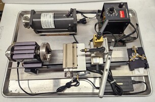 Taig Tools Micro Lathe II Model 4500 Dayton 4Z528 Motor & DC Speed Control 