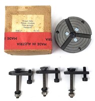 Unimat DB/SL T-Slotted Work & Fixture Plate & 3 Clamps - Ref. No. 1261