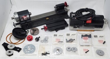 Sherline 4000 8" Tabletop Lathe w/ Accessories - 45450 Motor