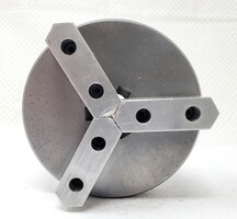 Micro Lathe 3-Jaw Self-Centering Scroll Chuck - 3 1/4" Diameter