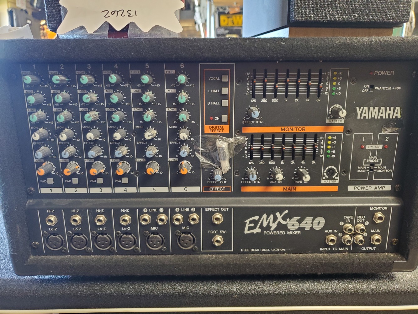 Yamaha EMX640 Powered Mixer Money and More