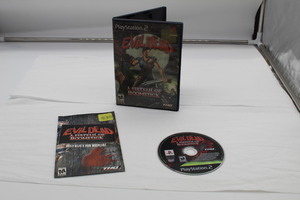  Evil Dead, A Fistful Of Boomstick Complete PS2 Game, Manual, and Cover Art