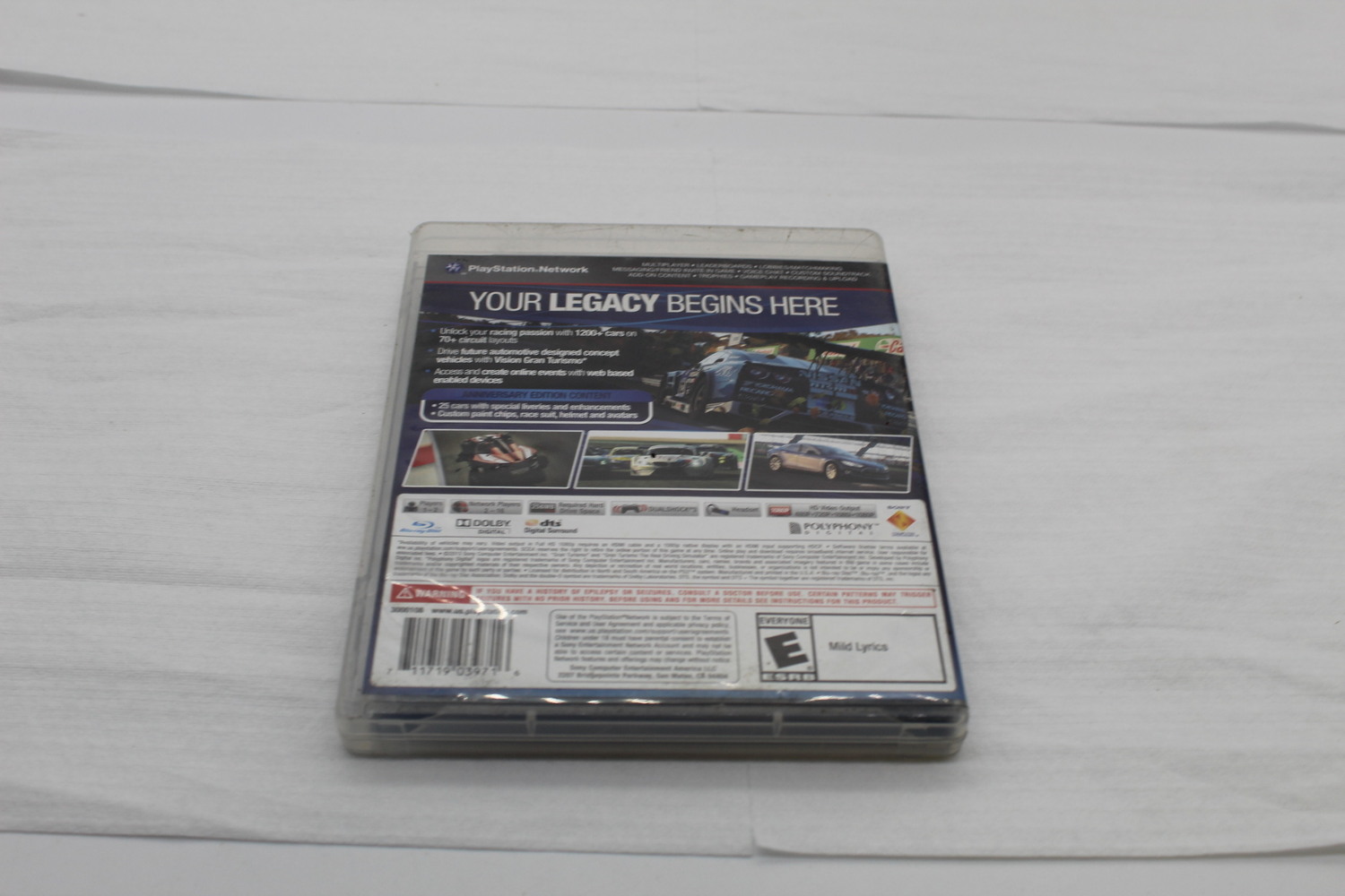 Gran Turismo The Real Driving Simulator 6 Playstation 3 Game and Cover Art