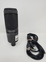 Audio-Technica Cardioid Condenser USB Microphone - Black (AT2020USB)