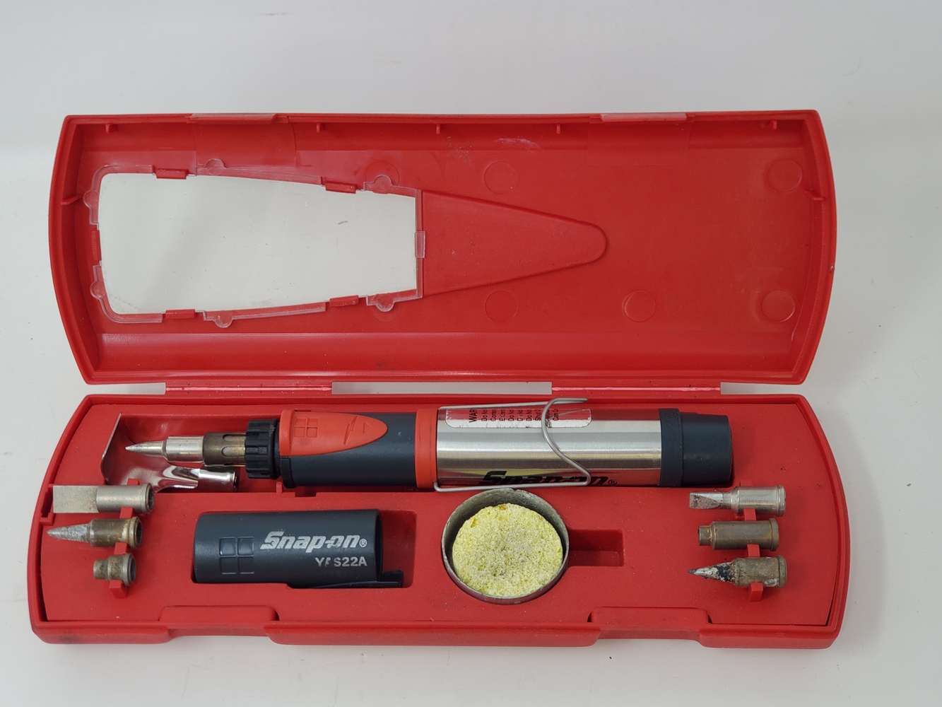 SnapOn YAS22A Butane Soldering Gun In Case with Accessories Money