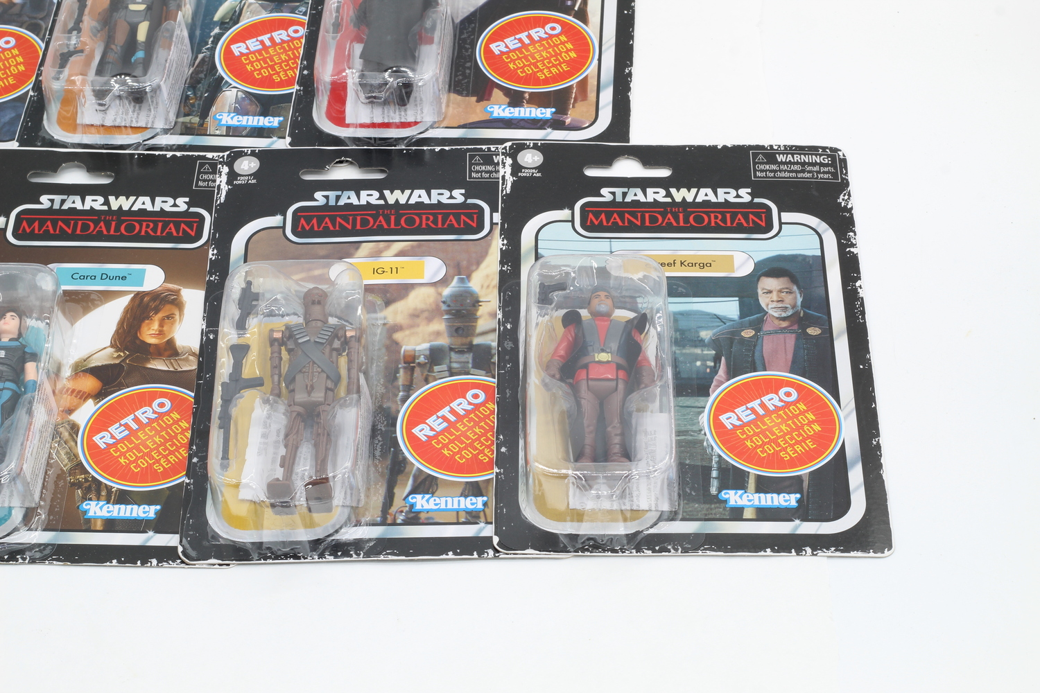 Set of 7 Hasbro Star Wars Mandalorian Figures Child Cara Dune IG-11 Moff Gideon 
