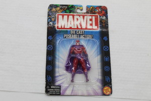2002 Toy Biz Marvel Die Cast Poseable Magneto Action Figure