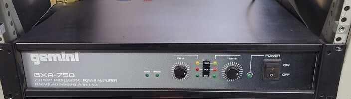 Gemini GXA750 Professional Power Amplifier  