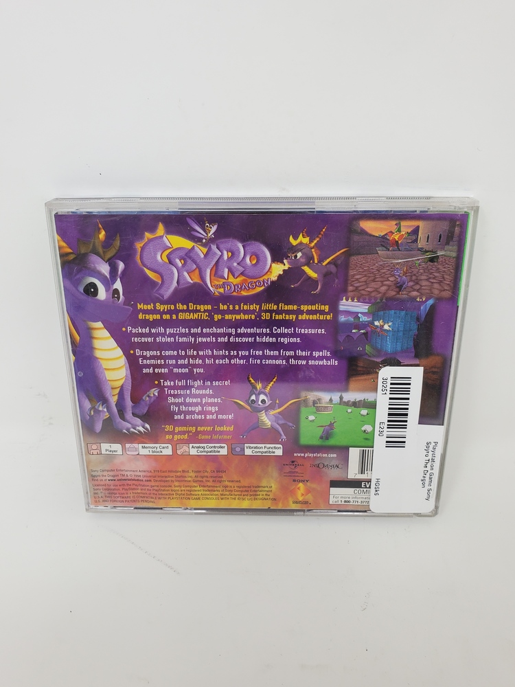 Notice/manuel Seul Pour Spyro The Dragon Sur PlayStation 1 - Très Bon état, Collector Pour Fans