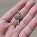  14K Yellow Gold Pave Diamond Cross Pendant Charm 23x16mm 2.5 Grams