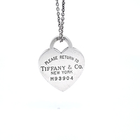 Tiffany & Co. Return To M93904 Heart Tag Pendant Necklace