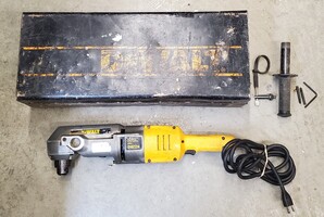 DeWalt DW124 Heavy Duty Right Angle 1/2" Stud & Joist Drill w/ Case & Attachment