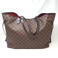 Louis Vuitton Damier Ebene Canvas Neverfull MM Tote w/ COA