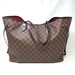 Louis Vuitton Damier Ebene Canvas Neverfull MM Tote w/ COA
