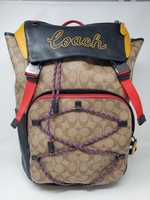 Coach Mens Terrain Signature Canvas Backpack In QB Tan Style F72932