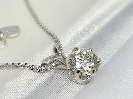  KAY Jewelers 14K White Gold Diamond Pendant Necklace – 1.00 CTW (IGI Appraised)