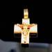  14K Yellow Gold Crucifix Pendant Jesus Cross - 3.6gms 